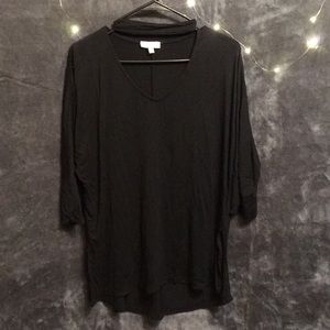 Flowy top with built in choker